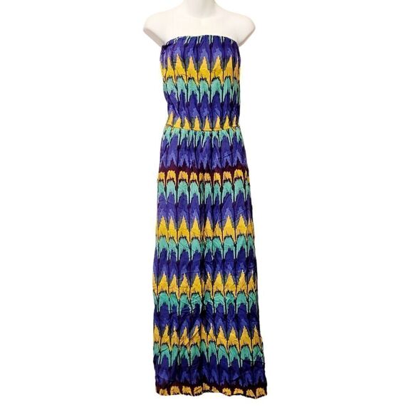 2/$20 Y2K Atmosphere Colourful One piece Summer Dress Size: 10 - Picture 1 of 6